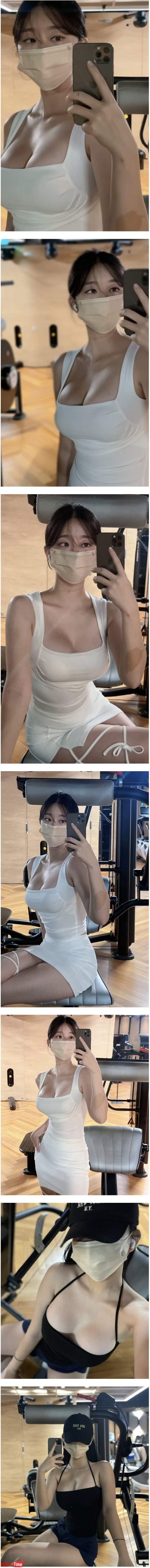 동탄 헬스장에서 찍은 셀카 이미지 #1